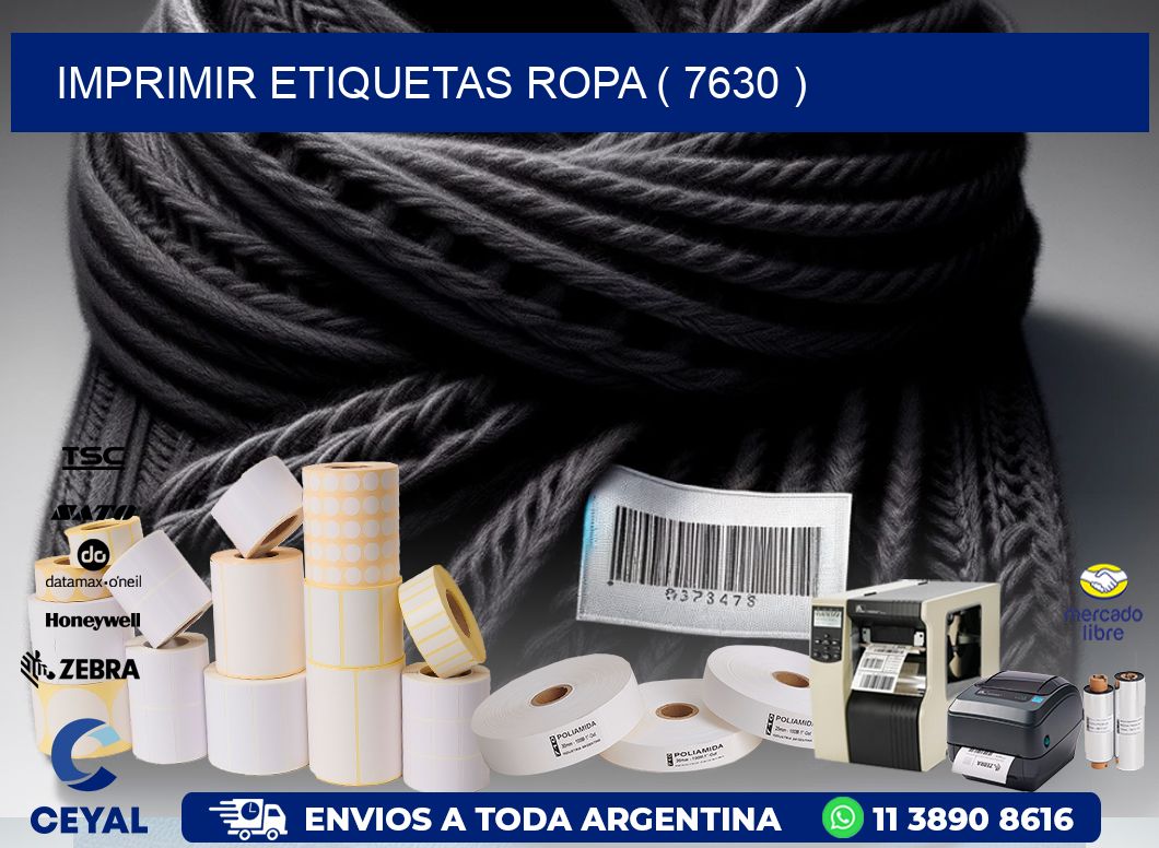IMPRIMIR ETIQUETAS ROPA ( 7630 )