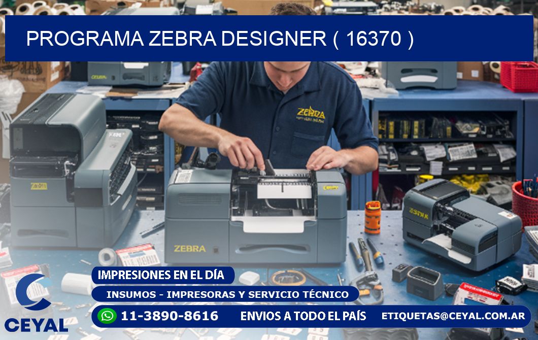 PROGRAMA ZEBRA DESIGNER ( 16370 )