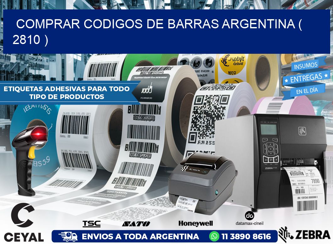comprar codigos de barras argentina ( 2810 )