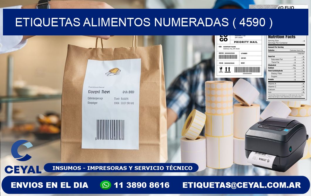 etiquetas alimentos numeradas ( 4590 )