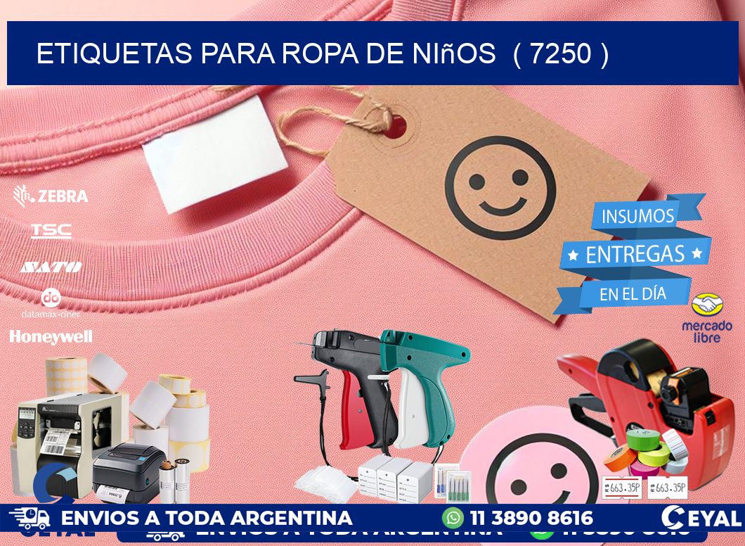 etiquetas para ropa de niños  ( 7250 )