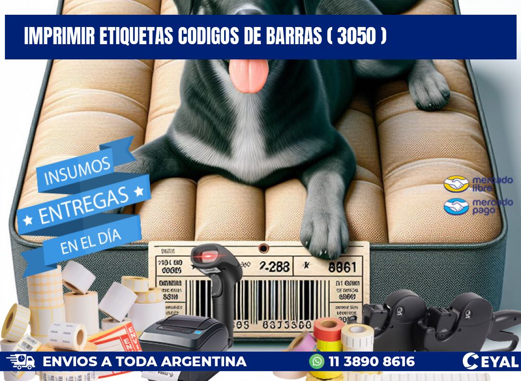 imprimir etiquetas codigos de barras ( 3050 )