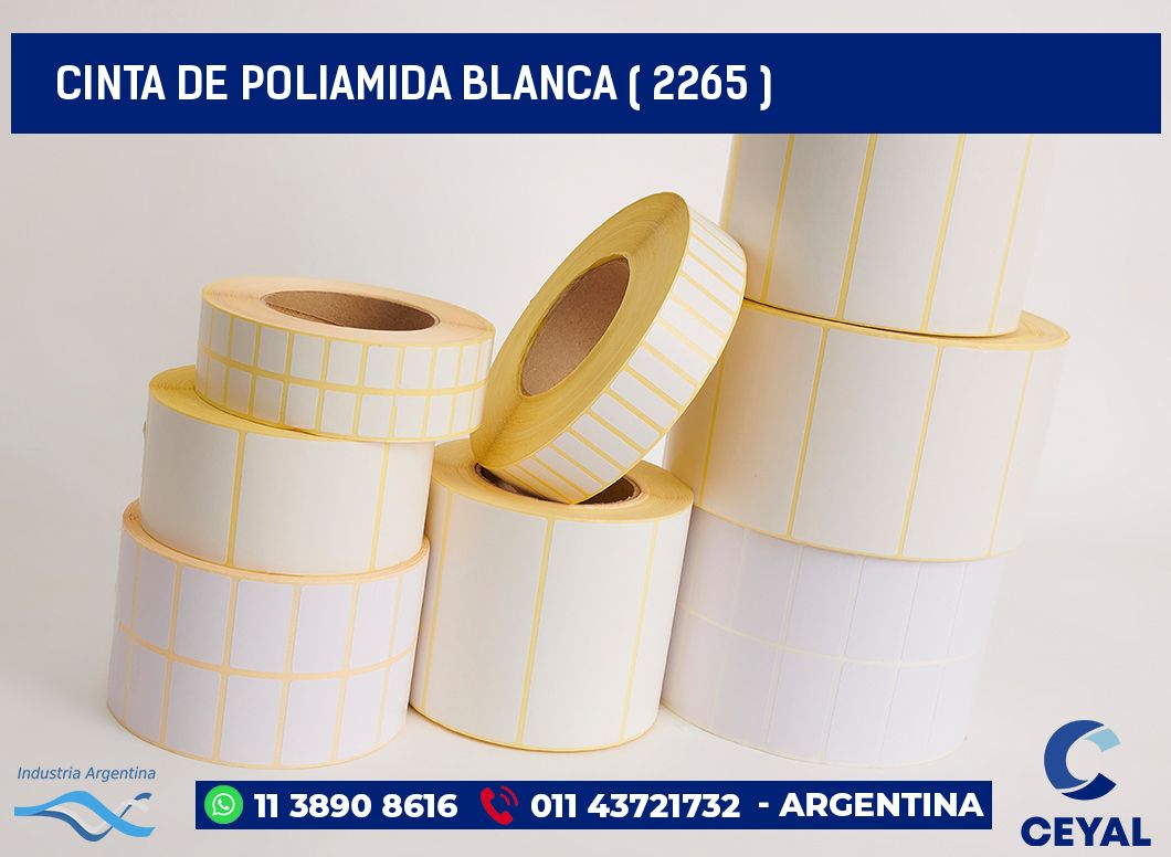 CINTA DE POLIAMIDA BLANCA ( 2265 )