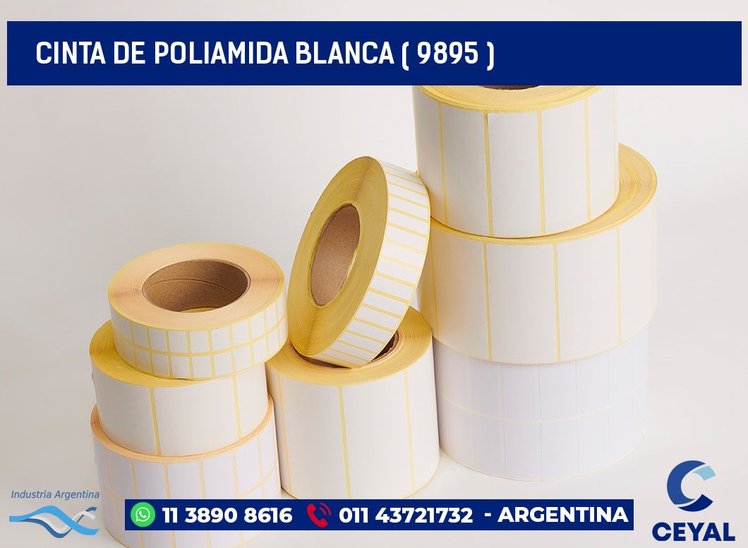 CINTA DE POLIAMIDA BLANCA ( 9895 )