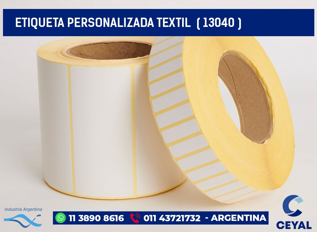 ETIQUETA PERSONALIZADA TEXTIL  ( 13040 )