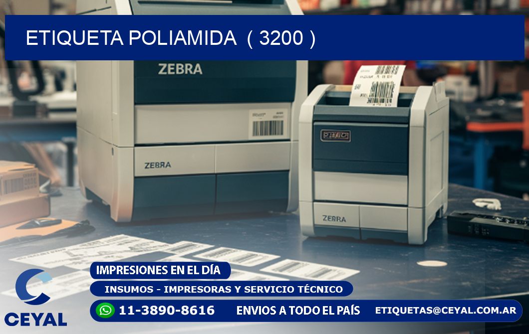 ETIQUETA POLIAMIDA  ( 3200 )