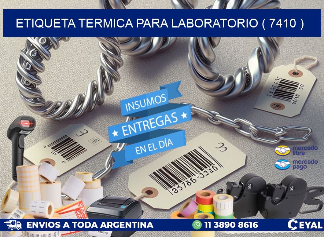 ETIQUETA TERMICA PARA LABORATORIO ( 7410 )