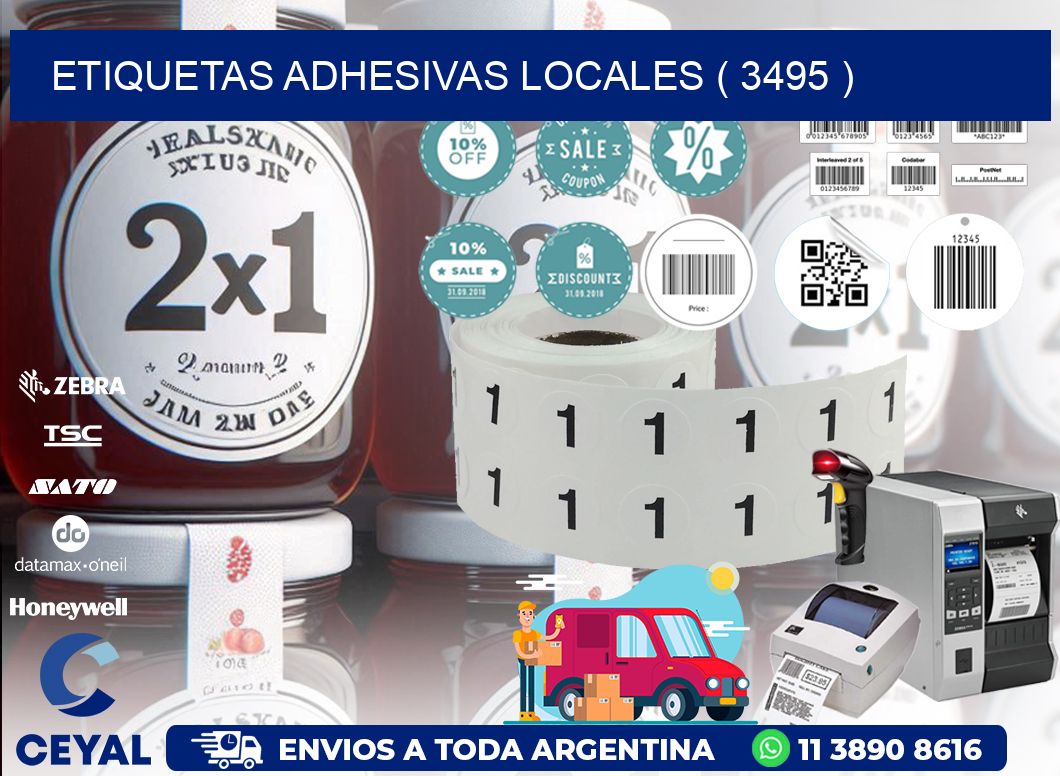 ETIQUETAS ADHESIVAS LOCALES ( 3495 )