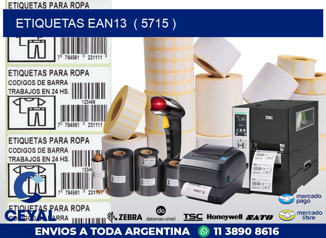 ETIQUETAS EAN13  ( 5715 )