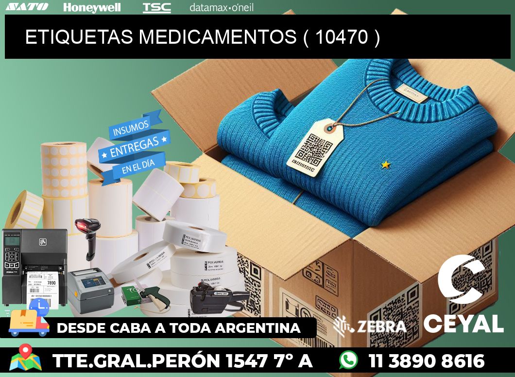 ETIQUETAS MEDICAMENTOS ( 10470 )