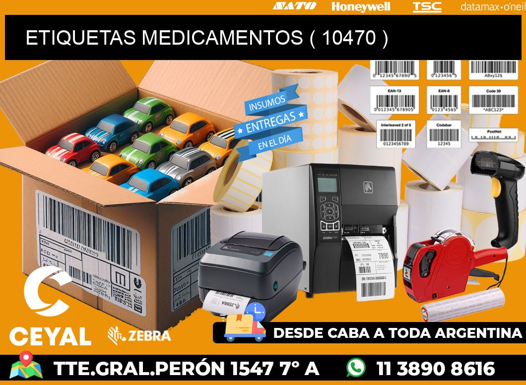 ETIQUETAS MEDICAMENTOS ( 10470 )