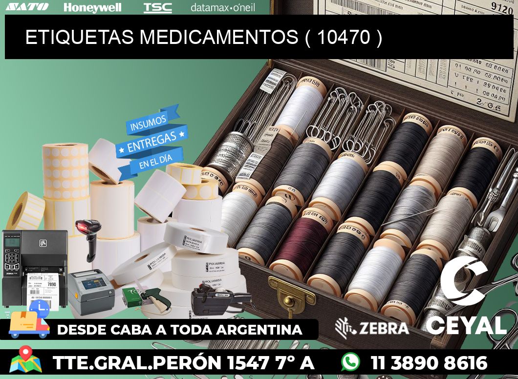 ETIQUETAS MEDICAMENTOS ( 10470 )