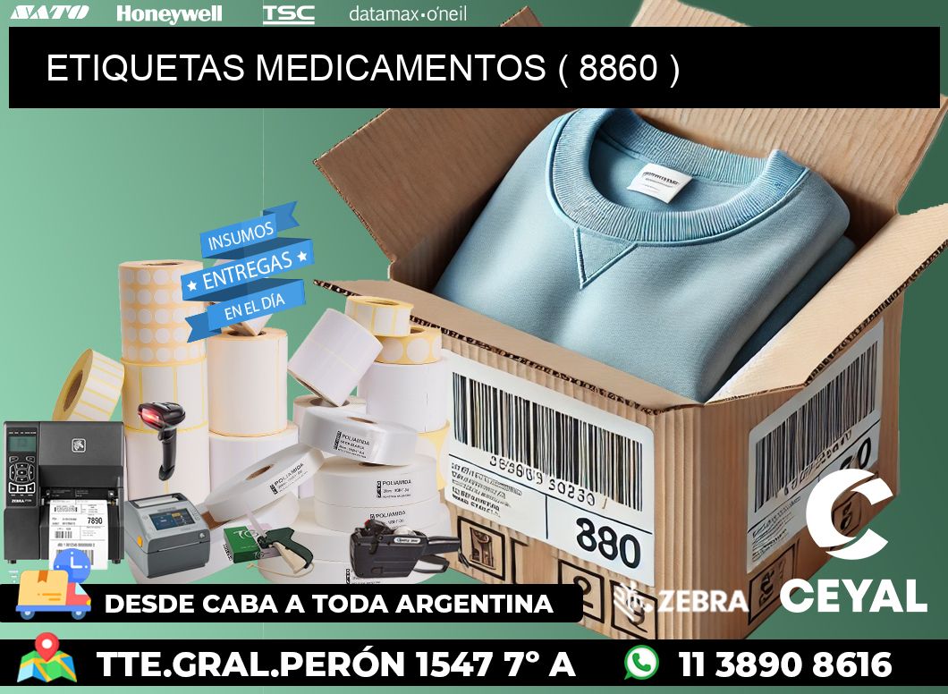 ETIQUETAS MEDICAMENTOS ( 8860 )