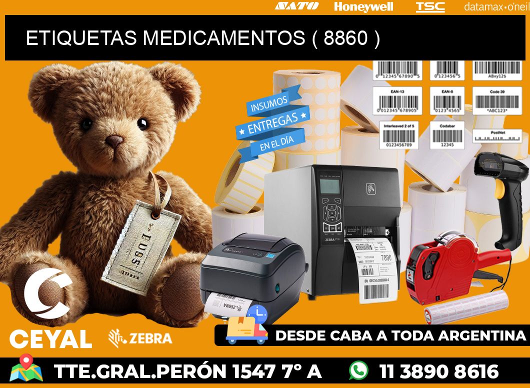 ETIQUETAS MEDICAMENTOS ( 8860 )