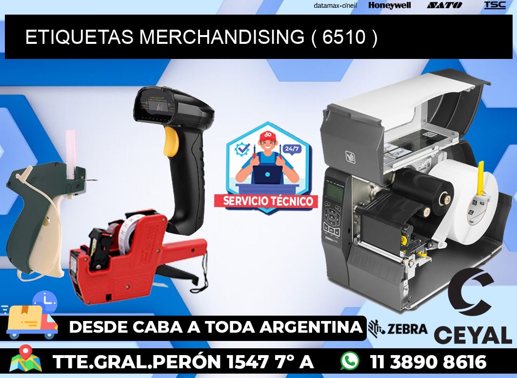 ETIQUETAS MERCHANDISING ( 6510 )