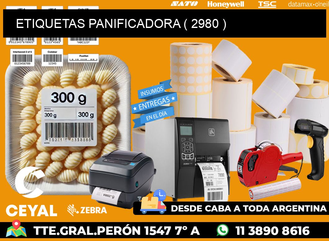 ETIQUETAS PANIFICADORA ( 2980 )