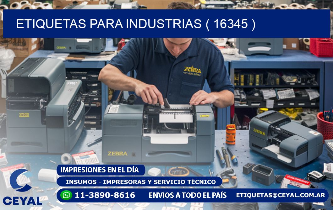 ETIQUETAS PARA INDUSTRIAS ( 16345 )