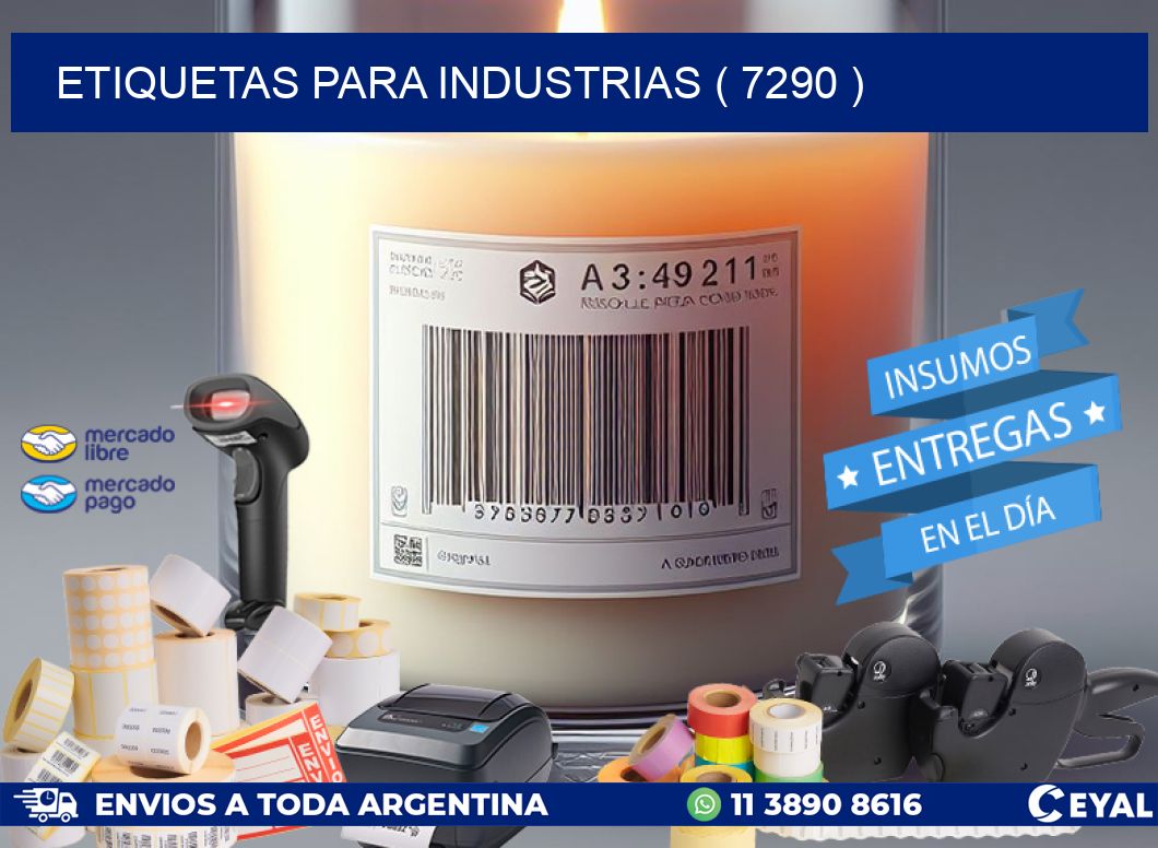 ETIQUETAS PARA INDUSTRIAS ( 7290 )