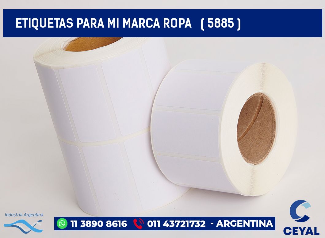 ETIQUETAS PARA MI MARCA ROPA ( 5885 )
