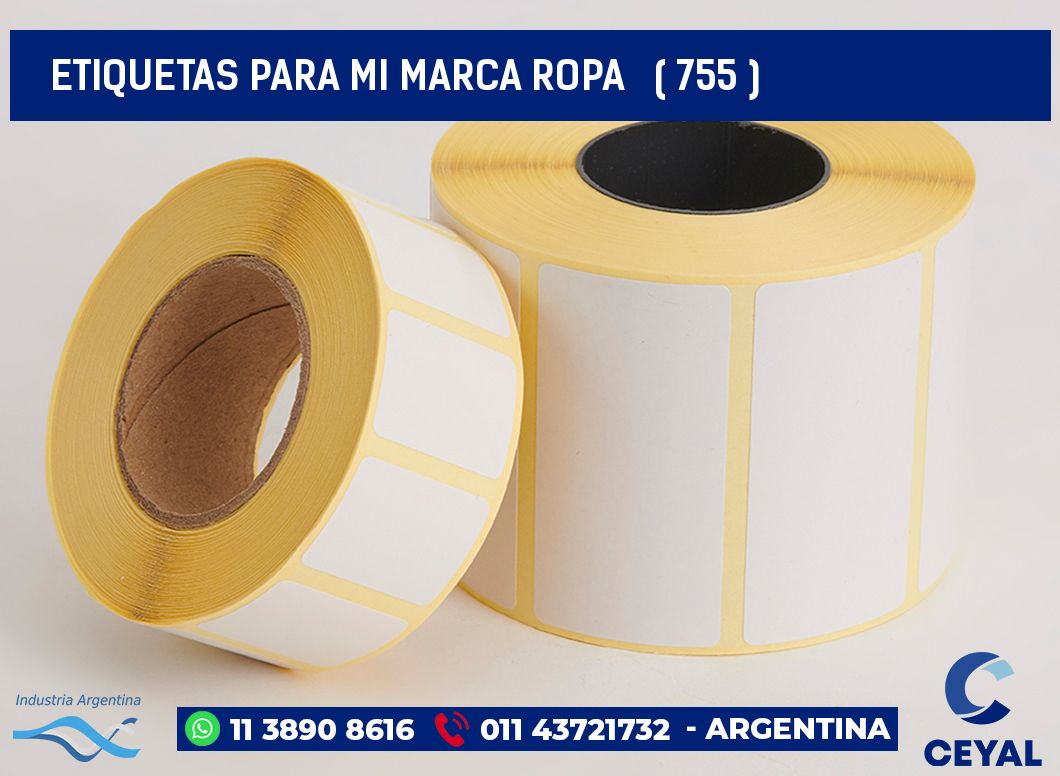 ETIQUETAS PARA MI MARCA ROPA   ( 755 )
