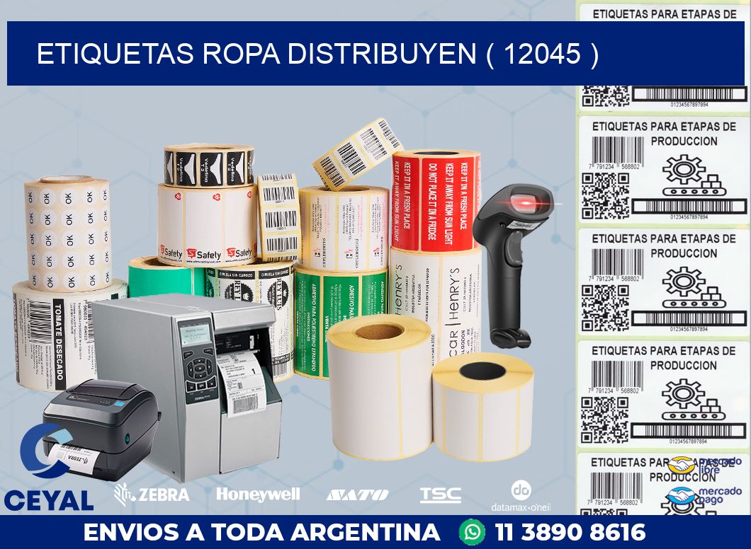 ETIQUETAS ROPA DISTRIBUYEN ( 12045 )