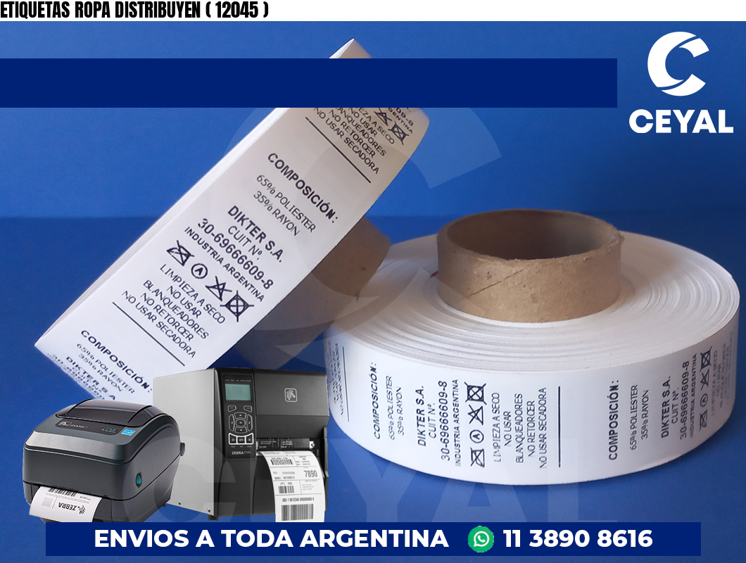 ETIQUETAS ROPA DISTRIBUYEN ( 12045 )