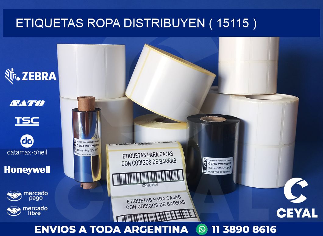 ETIQUETAS ROPA DISTRIBUYEN ( 15115 )