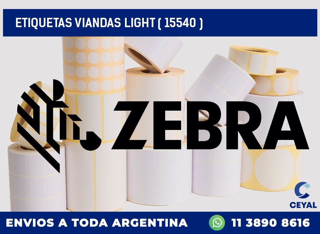 ETIQUETAS VIANDAS LIGHT ( 15540 )