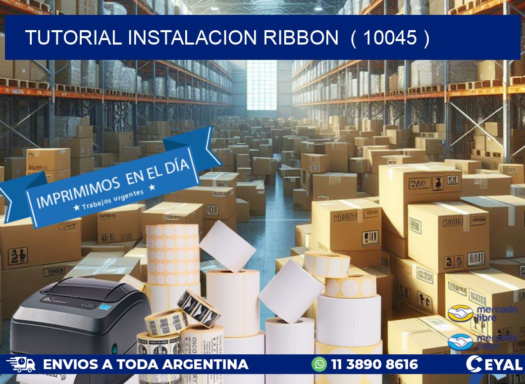 TUTORIAL INSTALACION RIBBON  ( 10045 )