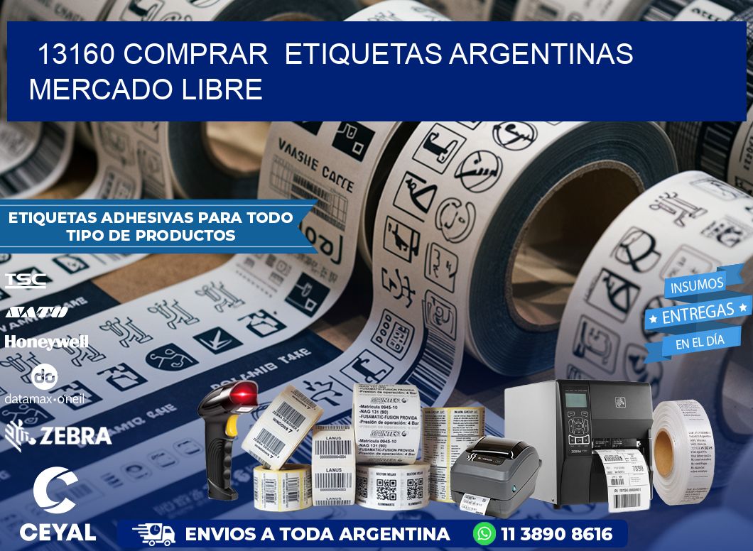 13160 COMPRAR  ETIQUETAS ARGENTINAS MERCADO LIBRE