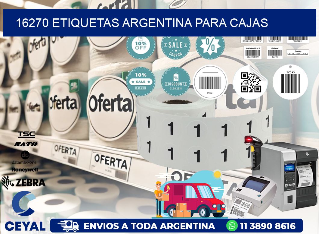 16270 ETIQUETAS ARGENTINA PARA CAJAS