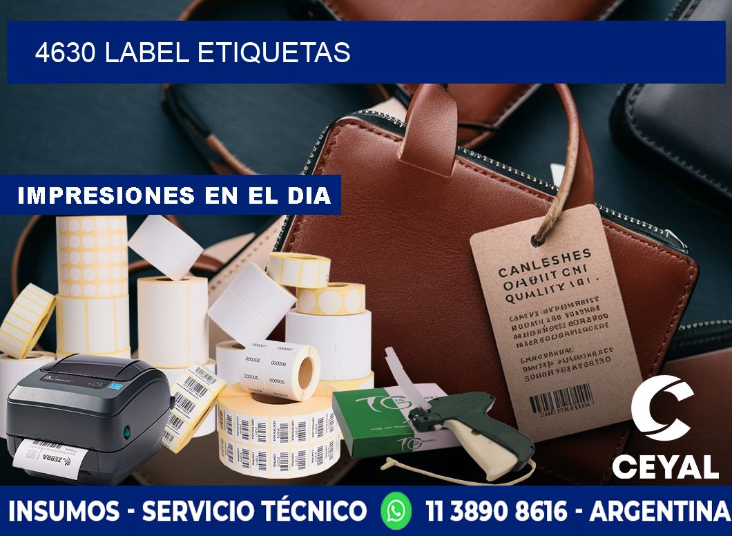 4630 LABEL ETIQUETAS