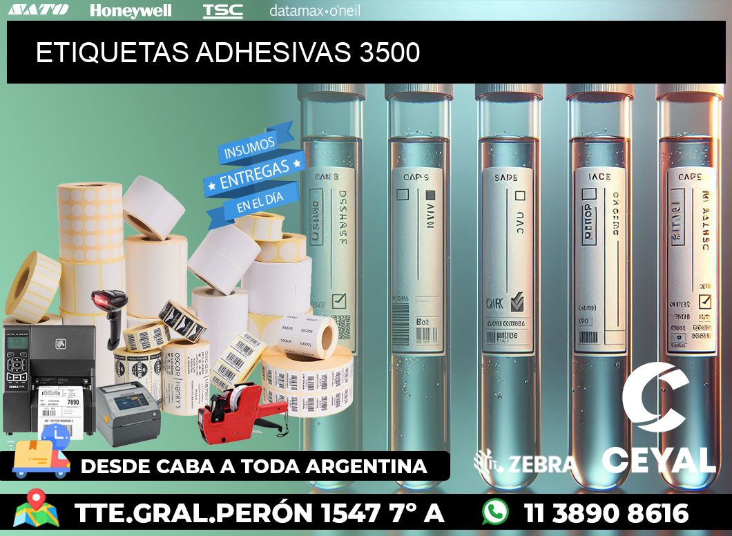 ETIQUETAS ADHESIVAS 3500