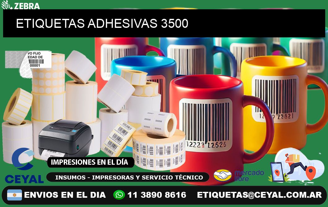 ETIQUETAS ADHESIVAS 3500