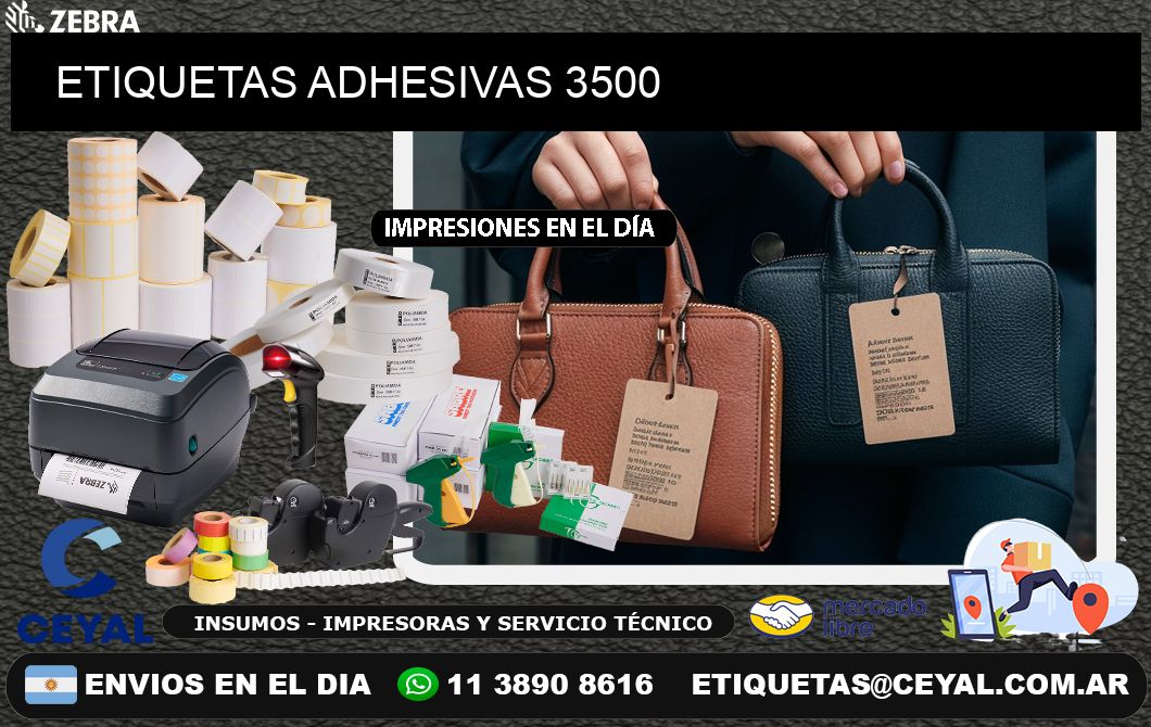 ETIQUETAS ADHESIVAS 3500