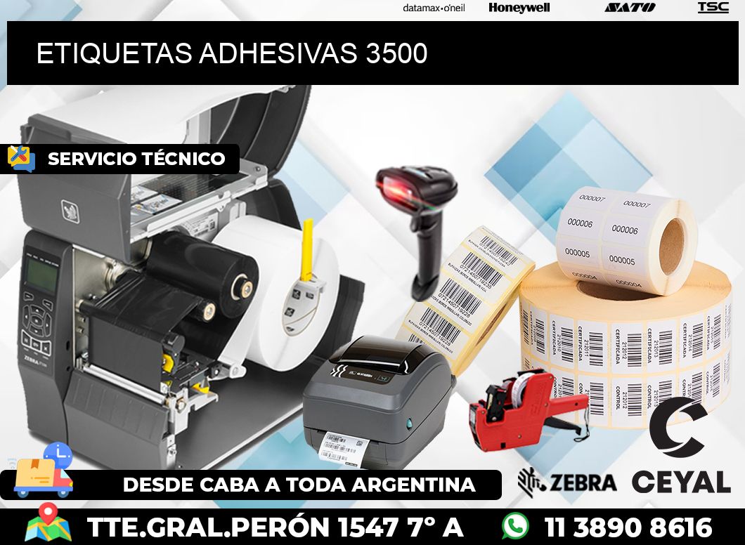 ETIQUETAS ADHESIVAS 3500