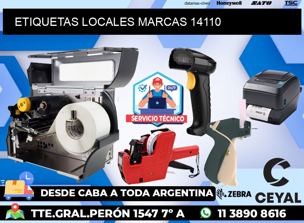 ETIQUETAS LOCALES MARCAS 14110