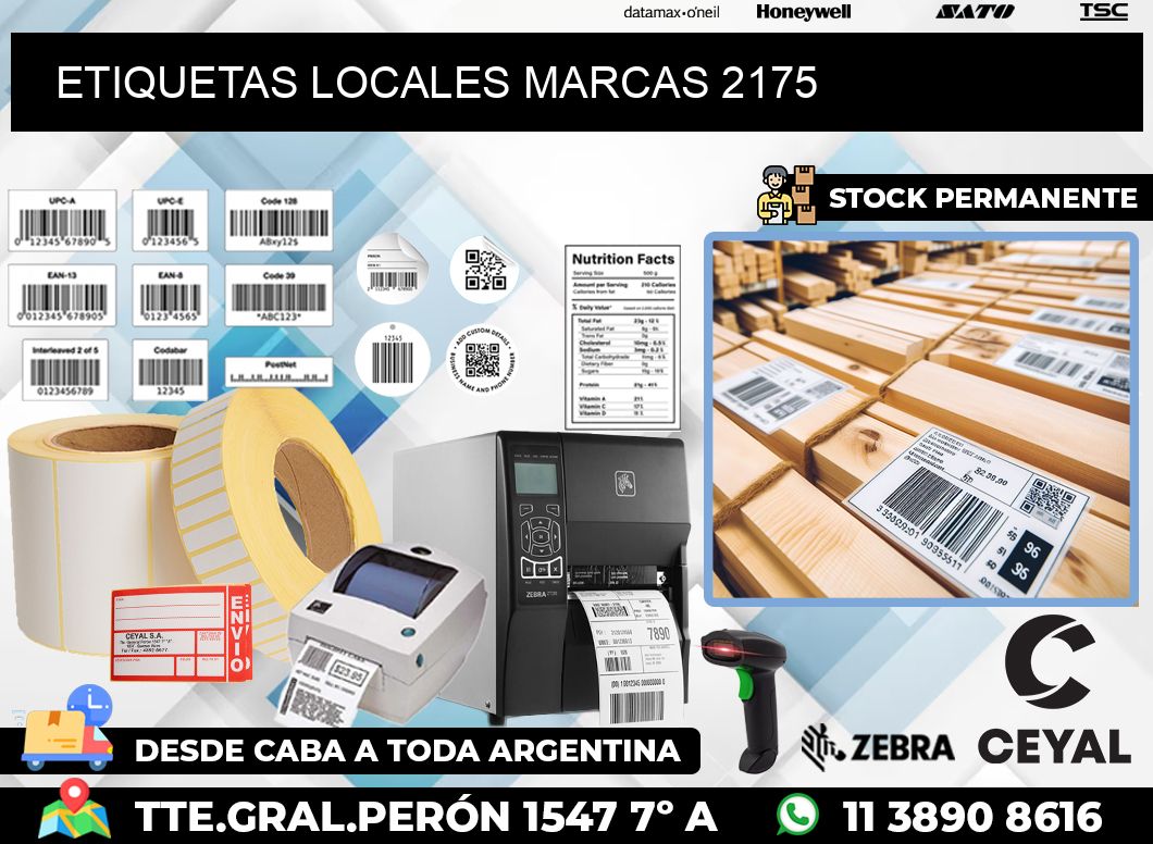 ETIQUETAS LOCALES MARCAS 2175