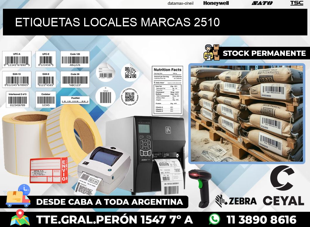 ETIQUETAS LOCALES MARCAS 2510