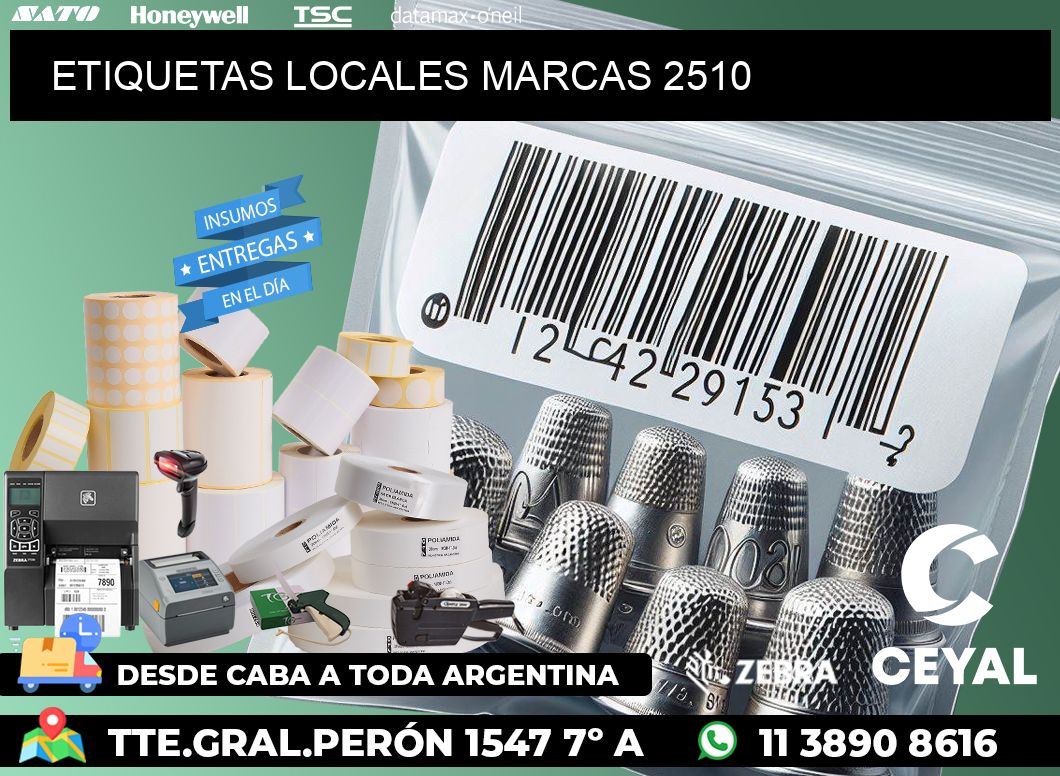 ETIQUETAS LOCALES MARCAS 2510