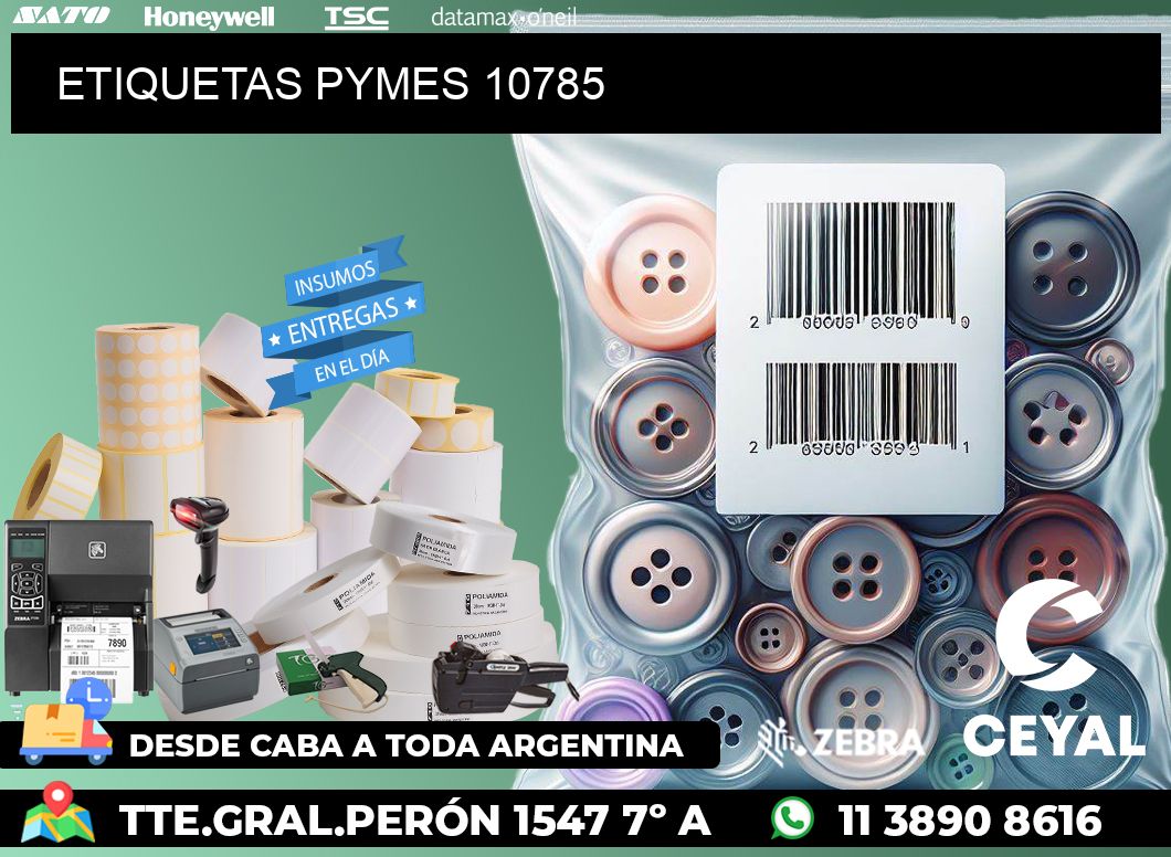 ETIQUETAS PYMES 10785