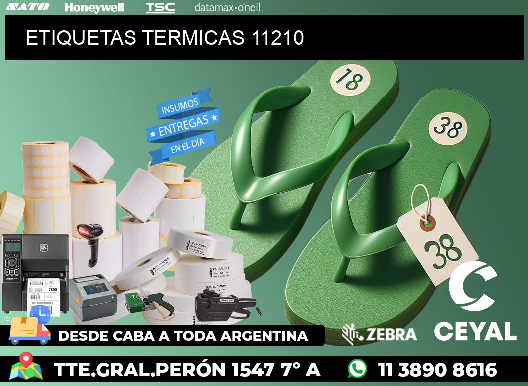 ETIQUETAS TERMICAS 11210