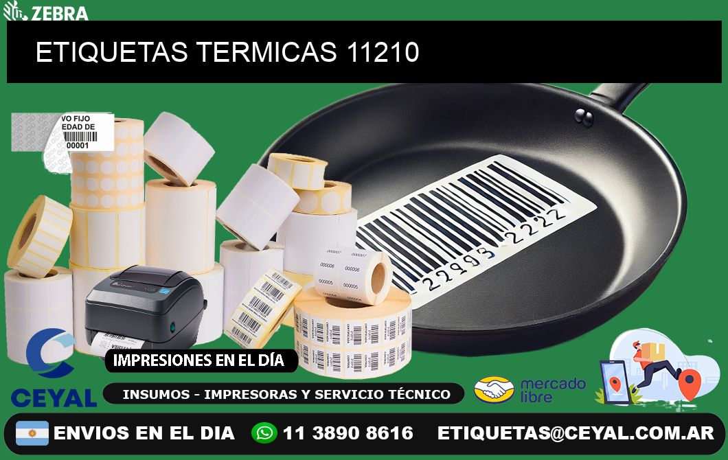 ETIQUETAS TERMICAS 11210