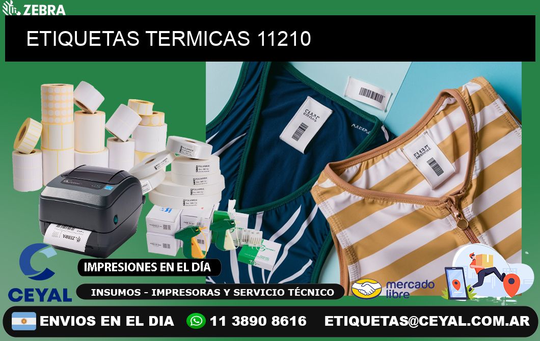 ETIQUETAS TERMICAS 11210