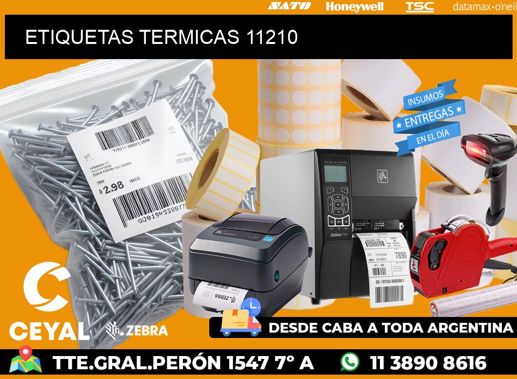 ETIQUETAS TERMICAS 11210