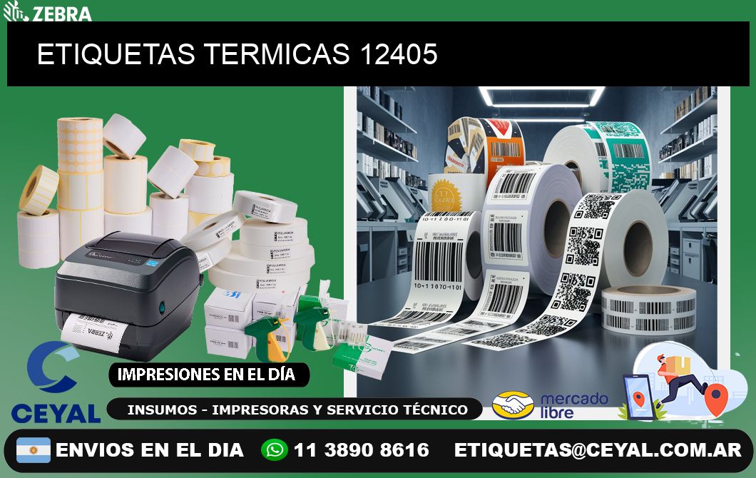 ETIQUETAS TERMICAS 12405