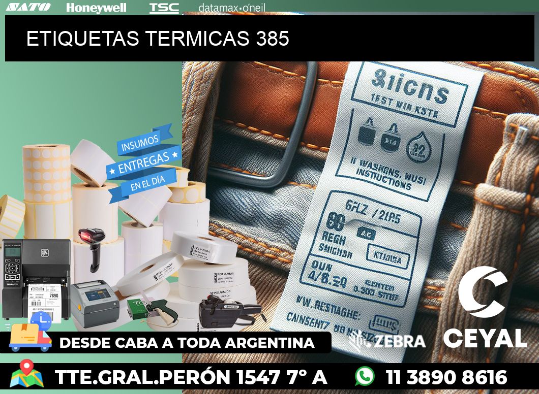 ETIQUETAS TERMICAS 385