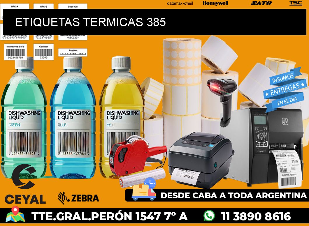 ETIQUETAS TERMICAS 385