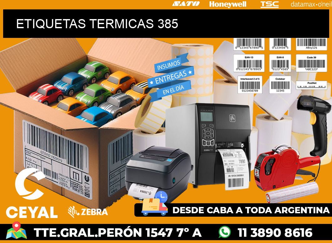 ETIQUETAS TERMICAS 385