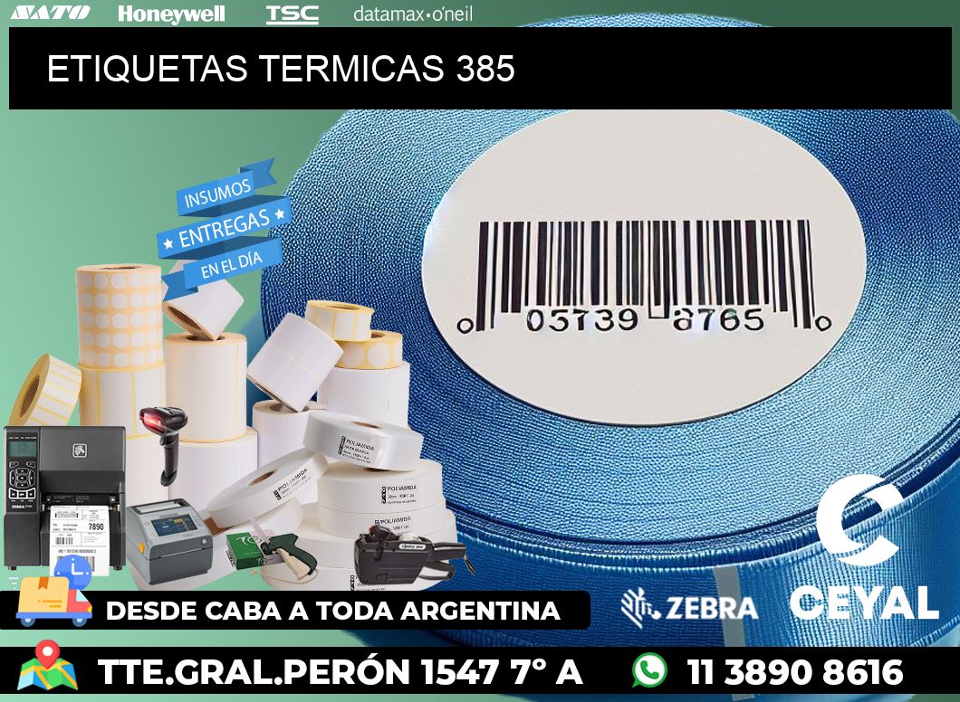 ETIQUETAS TERMICAS 385